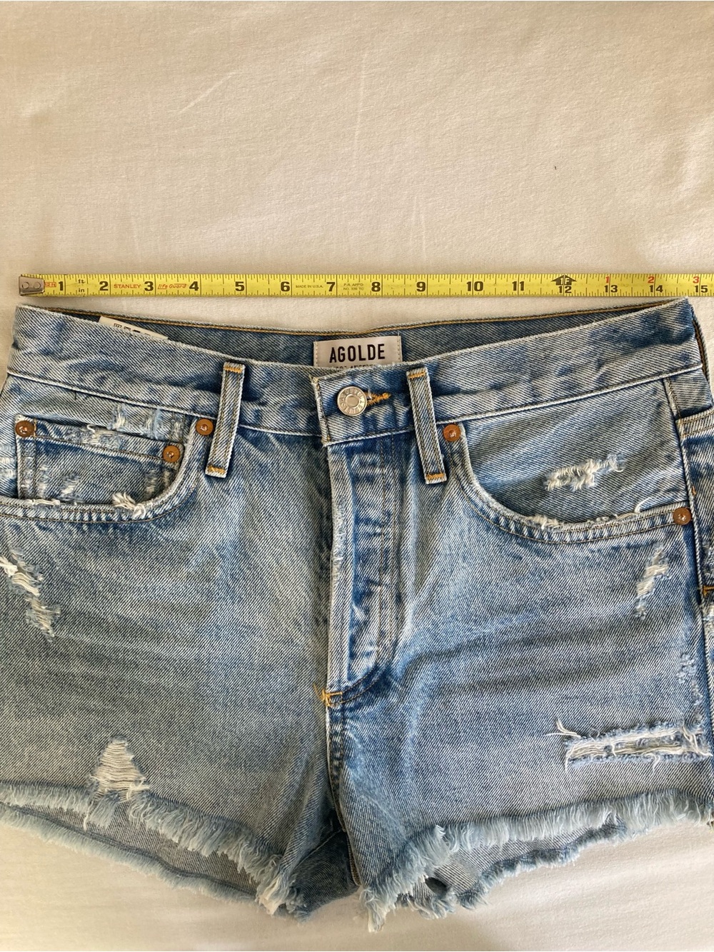 Agolde Parker Jean Shorts size 26 - Picture 4 of 10